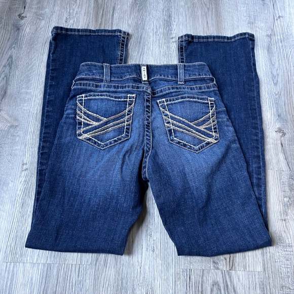 ARIAT REAL DENIM PERFECT RISE REAL LEXIE BOOTCUT JEANS WESTERN STRETCH DENIM 29 - Picture 1 of 7